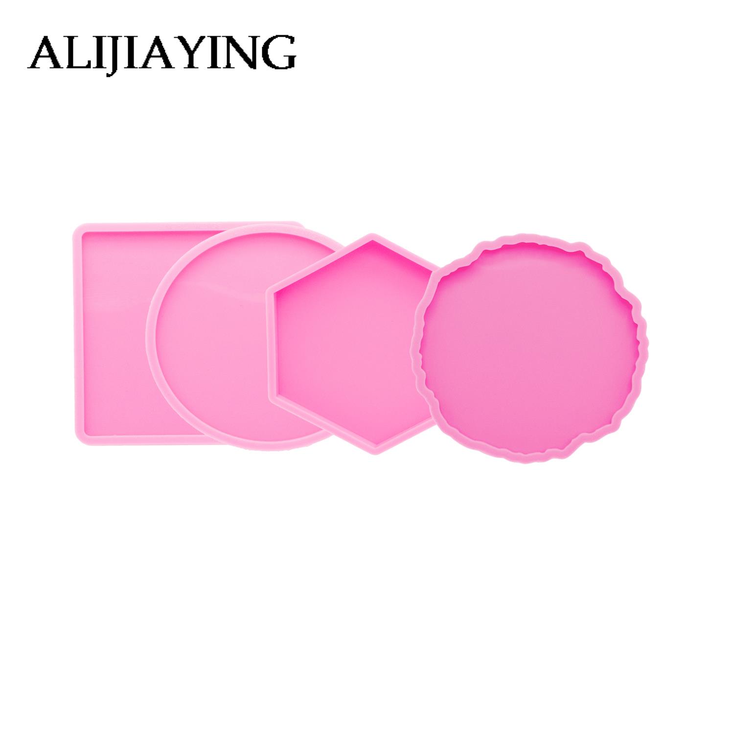 Geode Mold Silicone - DY0278 gładką powierzchnię podstawki GEODE silikonowych