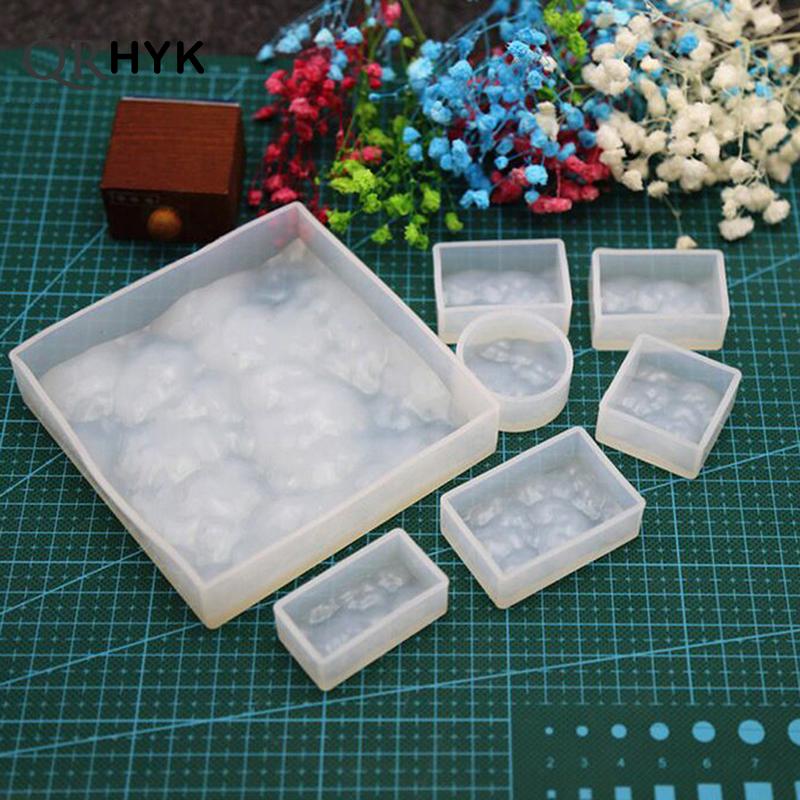 Resin Ocean Wave Mold - Woda Ripples fala naszyjnik kolczyki koraliki