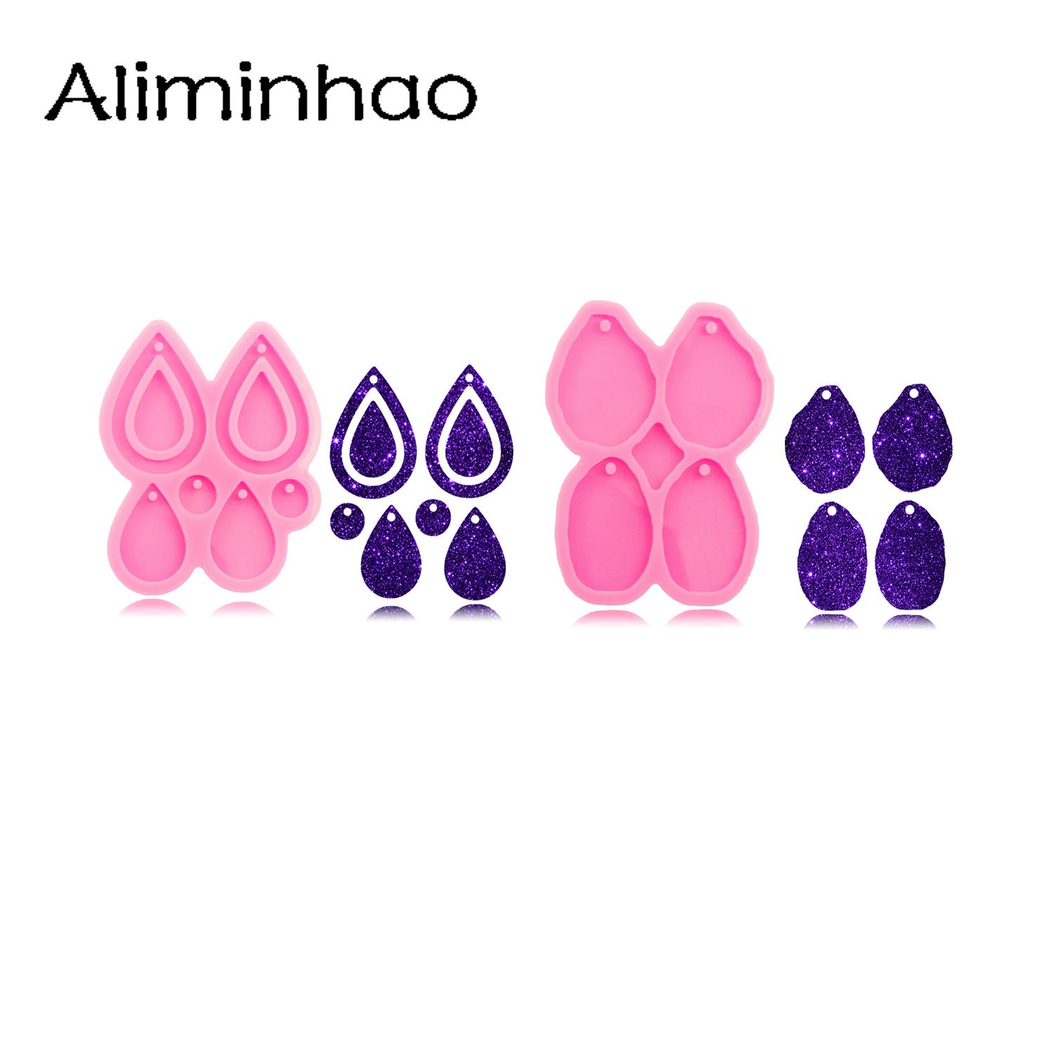 Geode Mold Silicone - DY1085 błyszczące geody formy z nieregularnymi