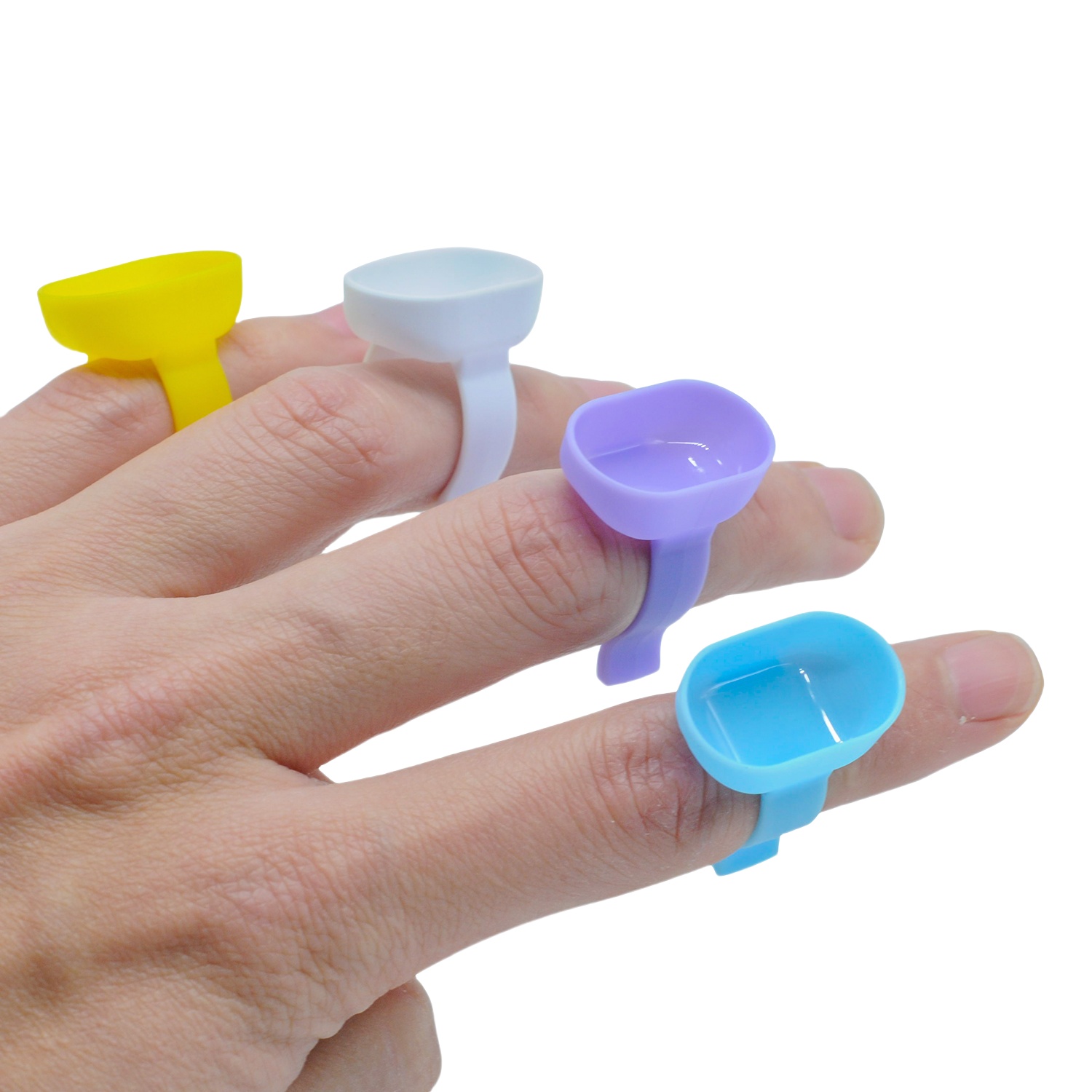 Mixing Cup Silicone - 100 szt. Dentystyczne pierścienie mieszające do