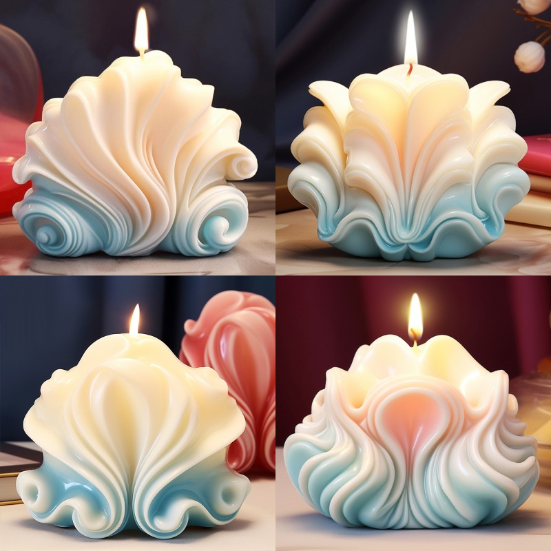 Resin Ocean Wave Mold - Formy silikonowe do świec w kształcie