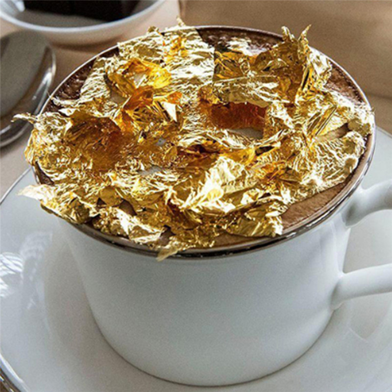 100 sztuk arkuszy czystej 24-k – Gold Foil Flakes recenzja i cena