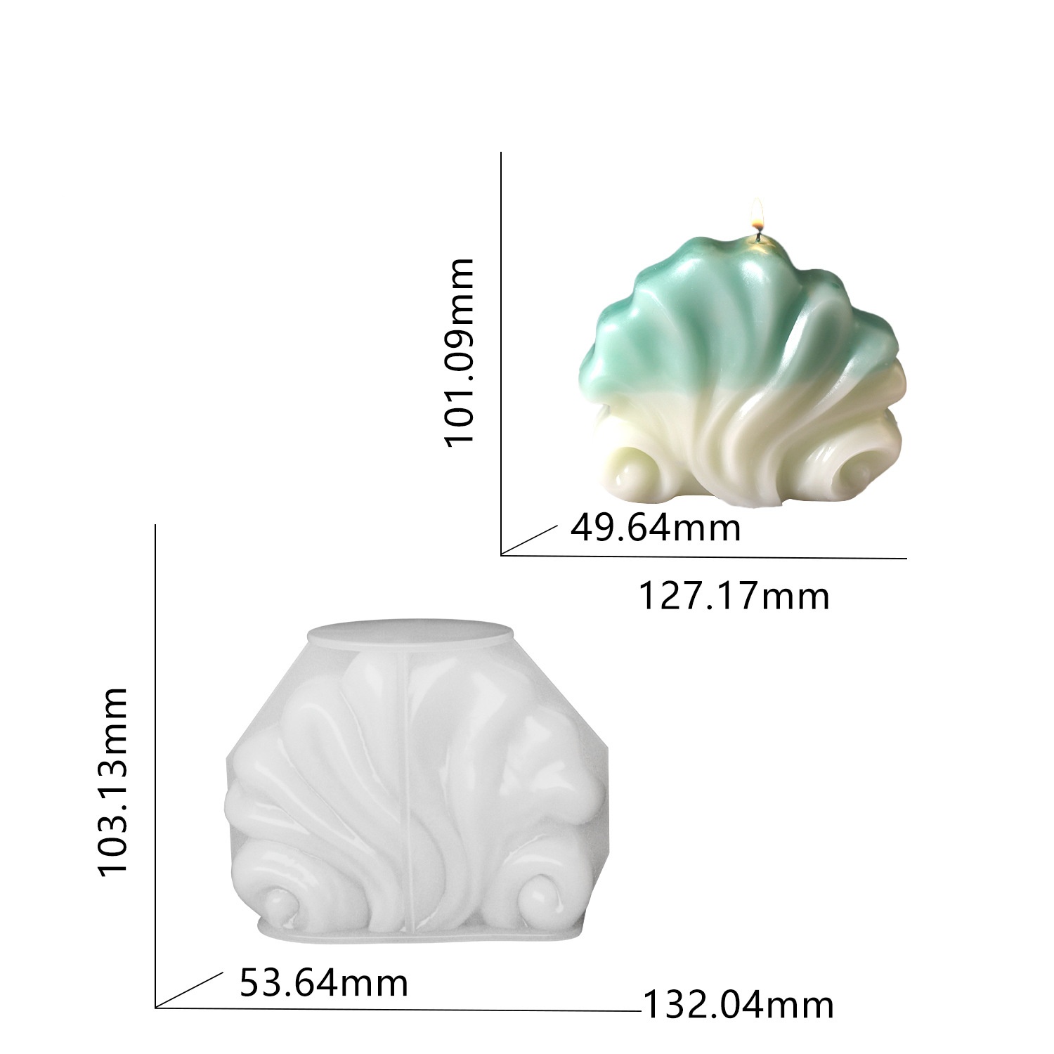 Forma Silikonowa Muszla Oceani – Resin Ocean Wave Mold recenzja i cena