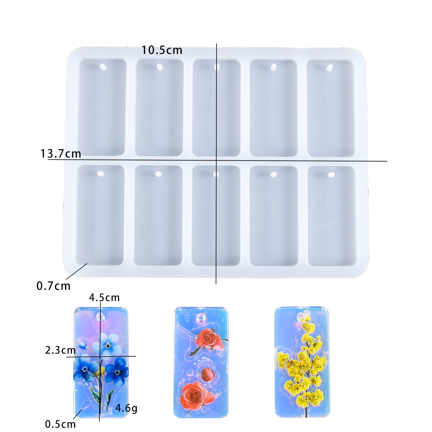 Forma silikonowa do żywicy epo – Silicone Mold Tray recenzja i cena