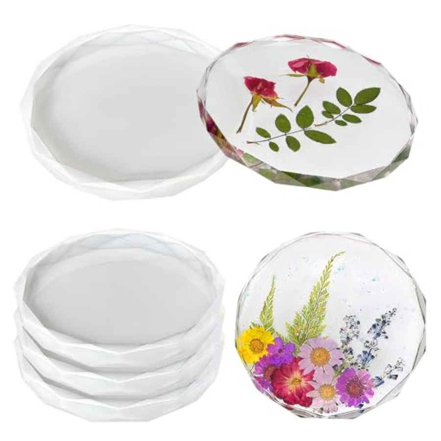 4 sztuki form do podstawek - s – Geode Mold Silicone recenzja i cena