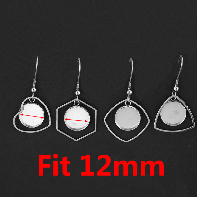 10 szt. Taca ze stali nierdzew – Bezels Set Pendant recenzja i cena