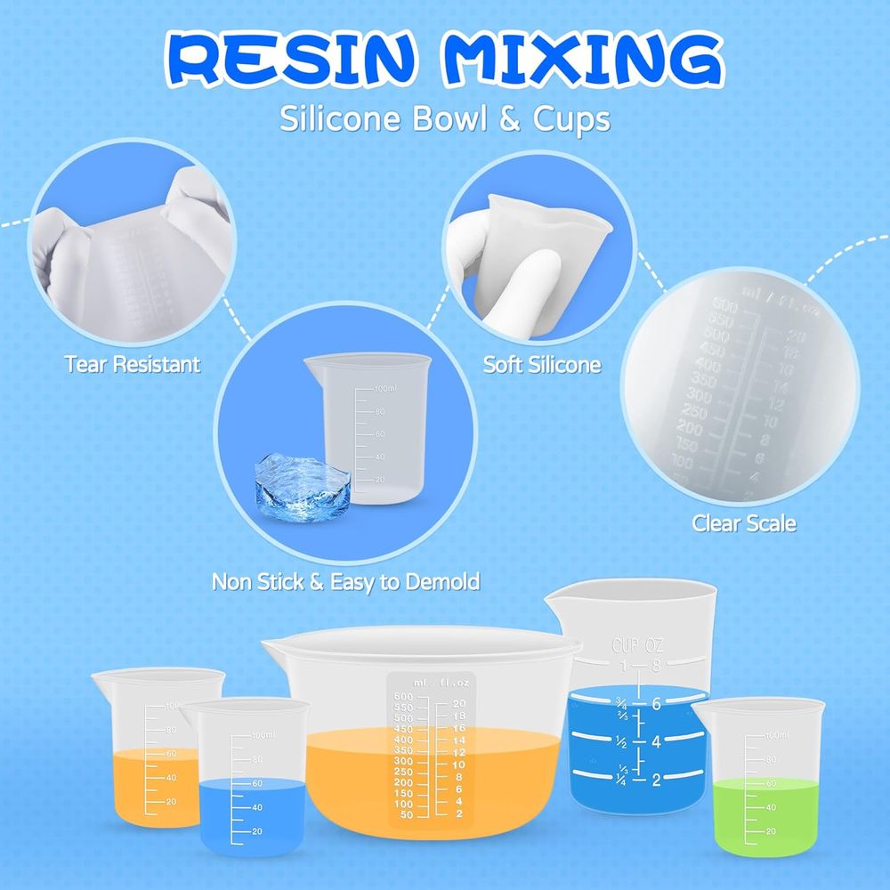 Silikonowe kubki do mieszania  – Mixing Cup Silicone recenzja i cena